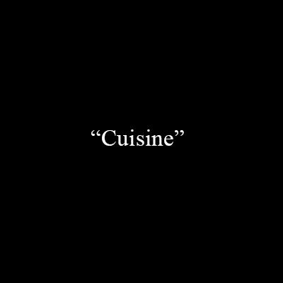 « Cuisine »