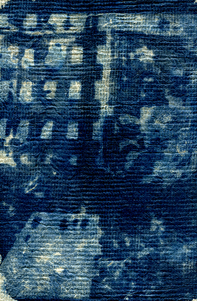 cyanotype sur papier chiffon 24x28